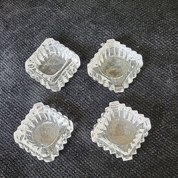 Salt Cellar Antique Vintage Open Dip Dish Lot Of 7 - Picture 6 of 10